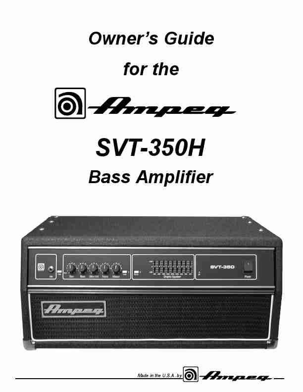 Ampeg Musical Instrument Amplifier SVT-350H-page_pdf
